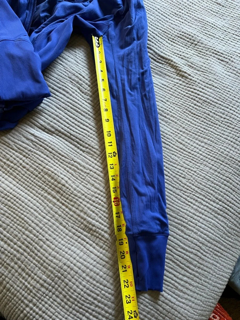 lululemon athletica Royal Blue Hooded Zip Reversible‎ Lightweight Jacket
